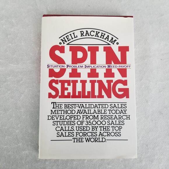 SPIN Selling Hardcover Book by Neil Rackham - New - Picture 8 of 8